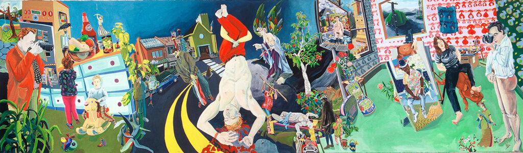 The Death of Eddie Polec and Other Stories From Philadelphia and Elsewhere - painting by Daniel Heyman