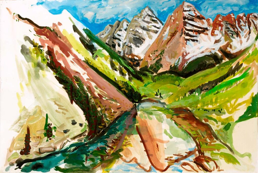 studies from Maroon Bells, Colorado