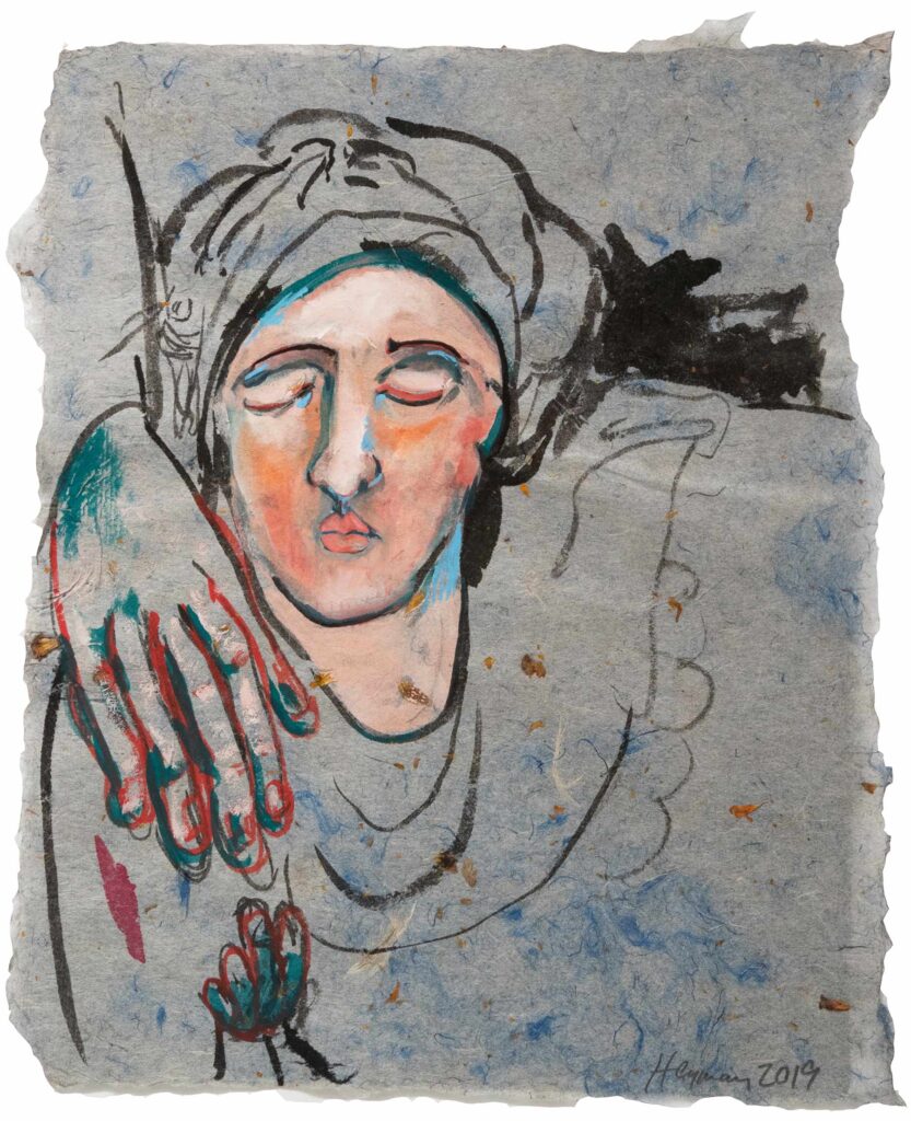 Heyman-study-gouache-and-sumi-ink-on-artist-made-kozo-paper,-2019-copy