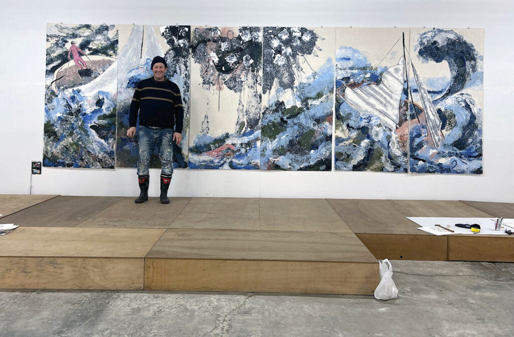 Squall 3 Scale Shot with the artist 2026