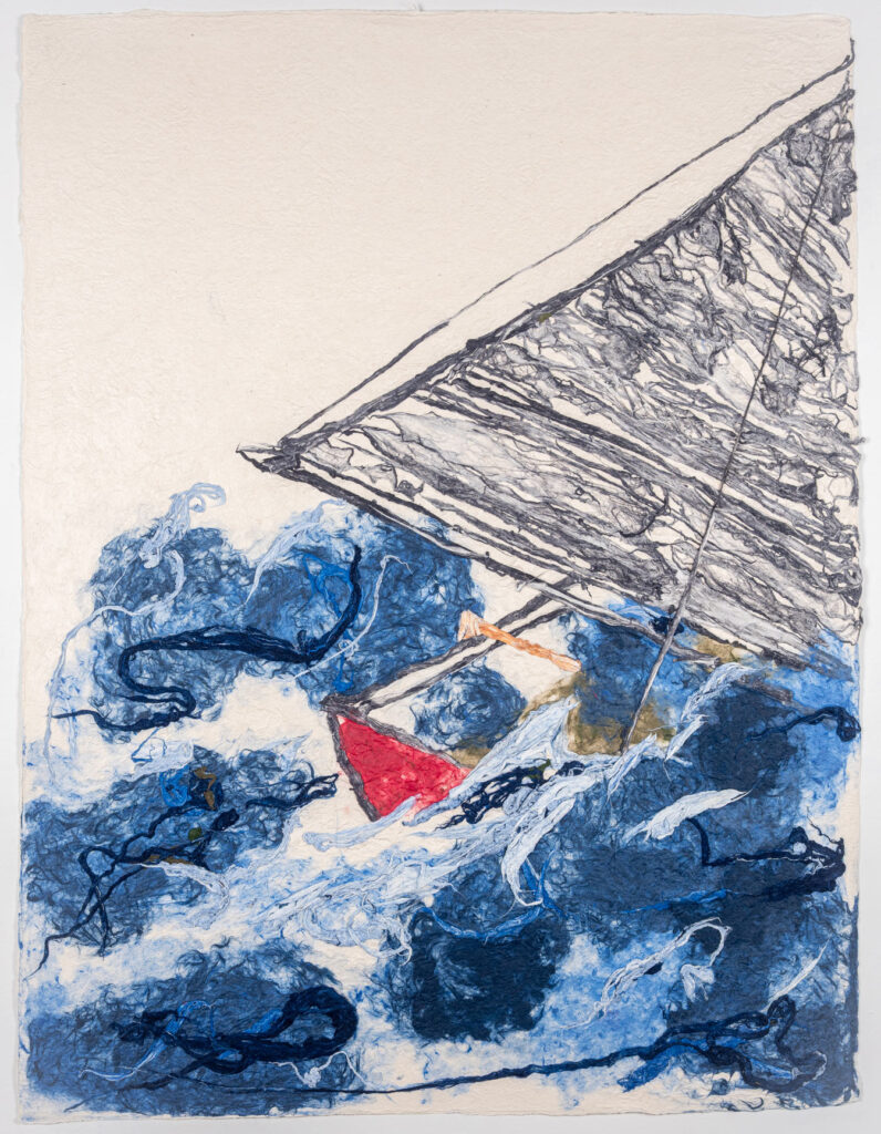 Study for swamped blue jay stern Daniel Heyman